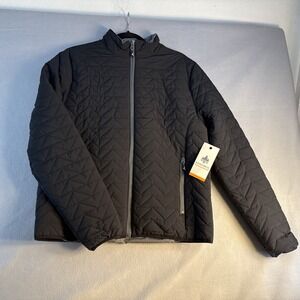 Rainforest Jacket Men's Small Quilted Insulated, Full Zip, Pockets, NWT